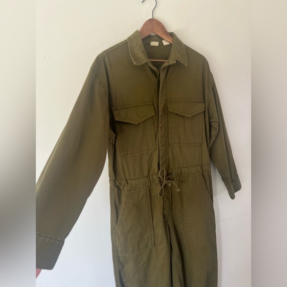 Levi’s Baggy Surplus Army Green Long‎ Sleeve Utility Jumpsuit Size Small - Picture 7 of 16